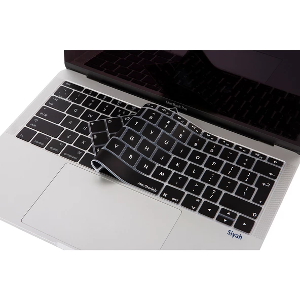 Laptop Macbook Pro Klavye Koruyucu (UK-EU İngilizce) 12inç A1534 - 13inç A1708 ile Uyumlu - 5