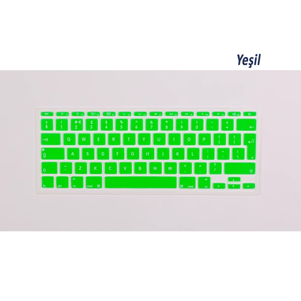 Macbook Air 11inç Klavye Koruyucu (UK-EU İNGİLİZCE) A1370 A1465 Modelleri ile Uyumlu - 9