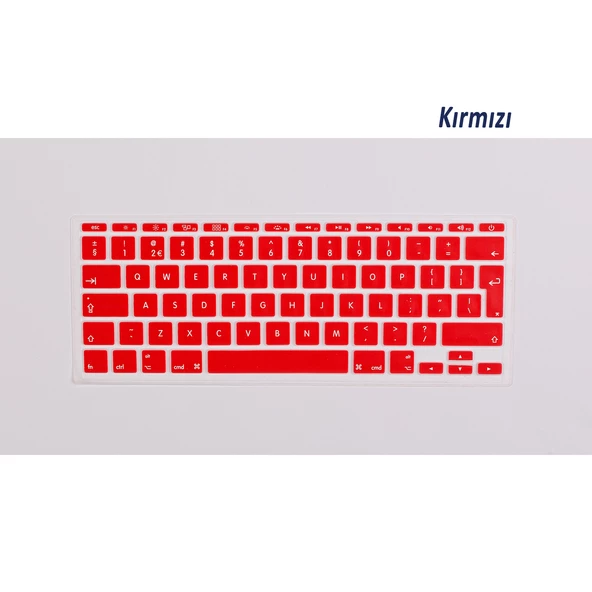 Macbook Air 11inç Klavye Koruyucu (UK-EU İNGİLİZCE) A1370 A1465 Modelleri ile Uyumlu - 12
