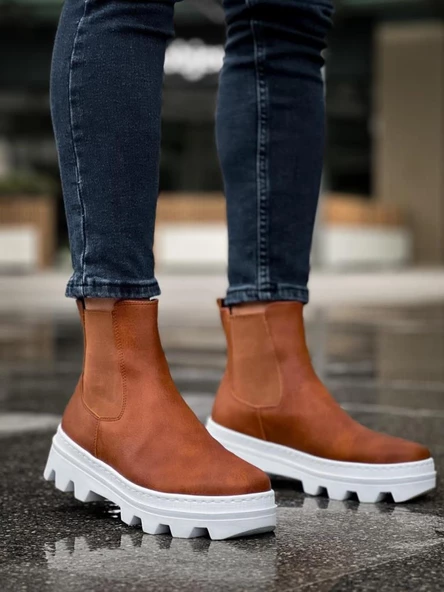 Yüksek Taban Chelsea Bot 113 Taba - Resim 3