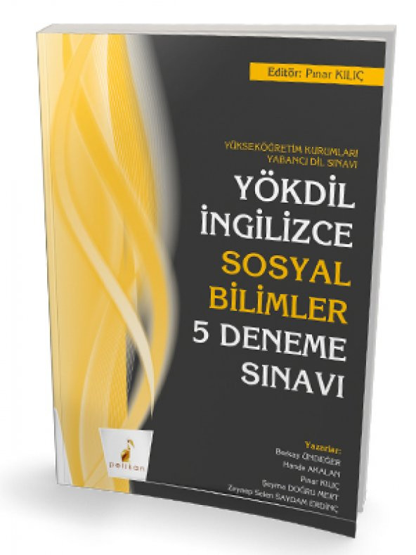 YÖKDİL İNGİLİZCE SOSYAL BİLİMLER 5 DENEME SINAVI - PELİKAN YAYINEVİ ürün görseli 1