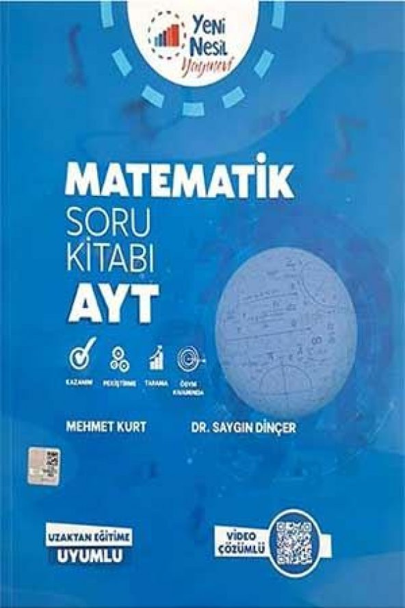 AYT Matematik Soru Kitabı Yeni Nesil Yayınları