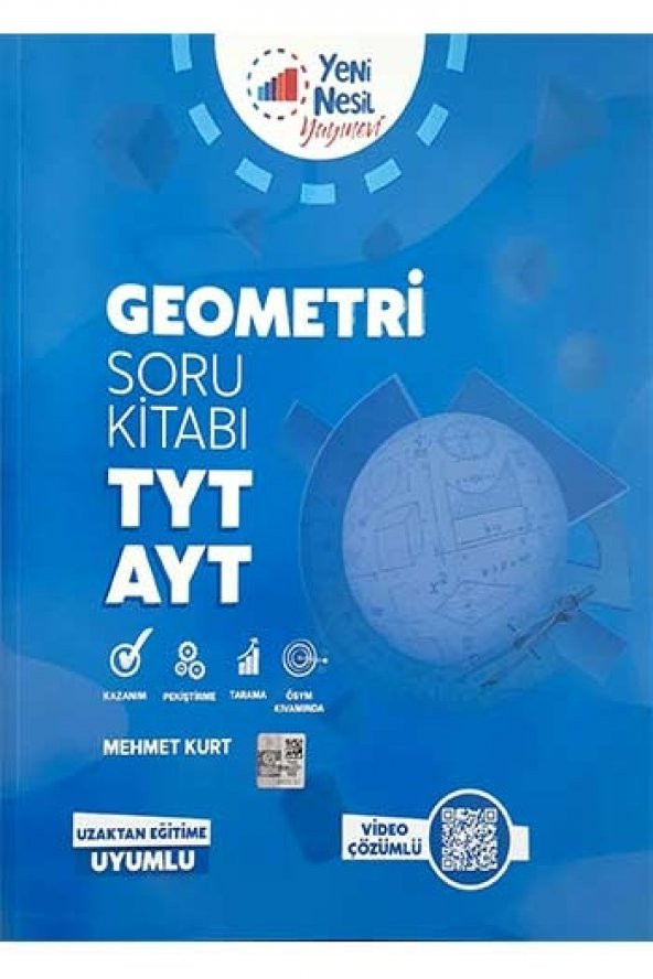 ​​Yeni Nesil TYT AYT Geometri Soru Kitabı Yeni Nesil Yayınları
