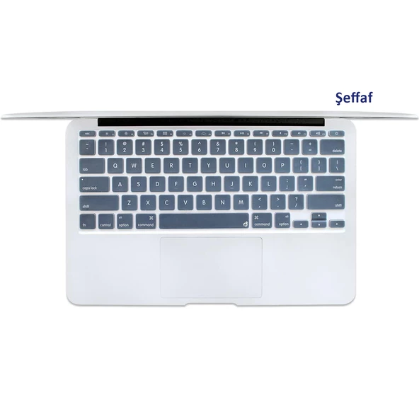 Macbook Air 11inç Klavye Koruyucu (US-ABD İNGİLİZCE) A1370 A1465 Modelleri ile Uyumlu - 11