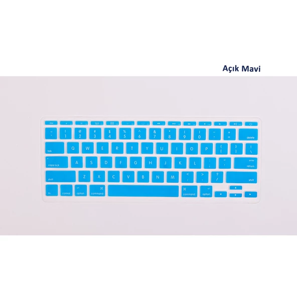 Macbook Air 11inç Klavye Koruyucu (US-ABD İNGİLİZCE) A1370 A1465 Modelleri ile Uyumlu - 7
