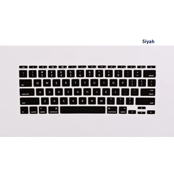 Macbook Air 11inç Klavye Koruyucu (US-ABD İNGİLİZCE) A1370 A1465 Modelleri ile Uyumlu - 3