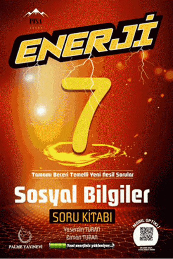 Palme 7.sınıf Enerji Sosyal Bilgiler Soru Kitabı *yeni*