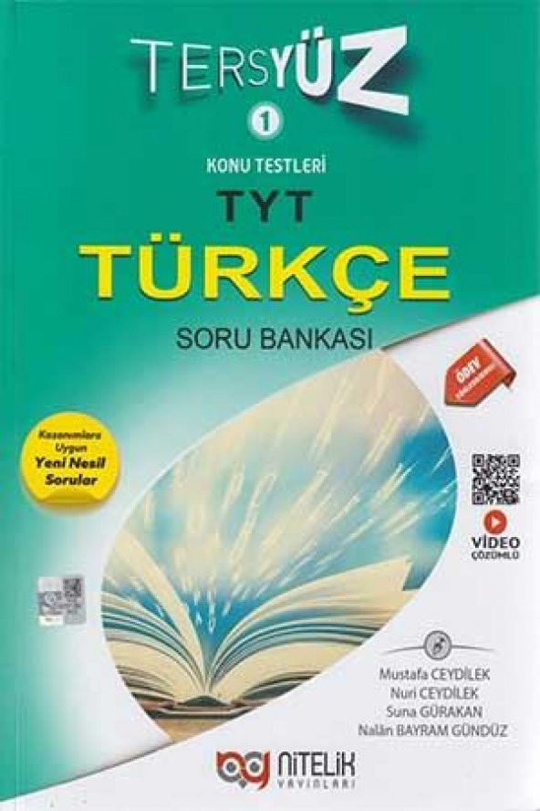 Nitelik Yks Tyt Türkçe Tersyüz Soru Bankası