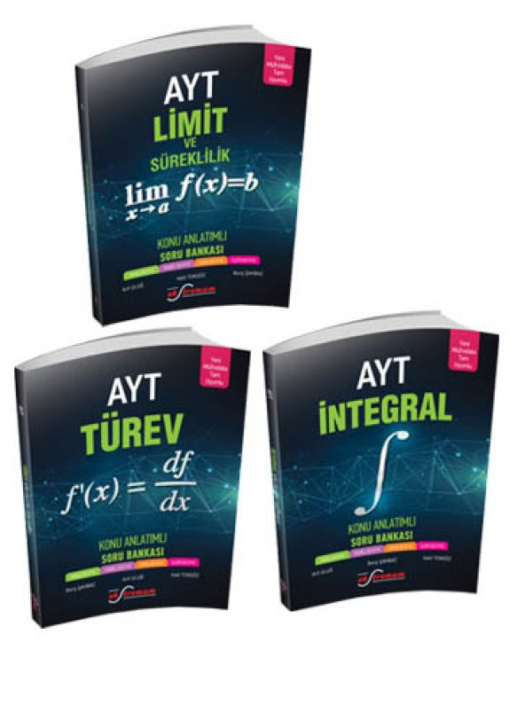 Limit- Türev - İntegral Ekstremum 3 Kitap Set
