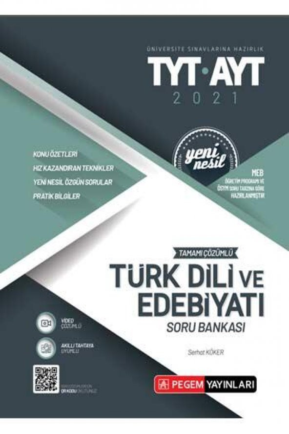 Pegem Yayınları Tyt Ayt Türk Dili Ve Edebiyatı Tamamı Çözümlü
