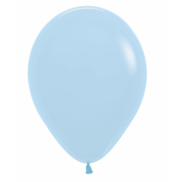 12" Asbalon Pastel Balon Açık Mavi