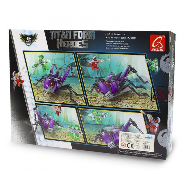 Ausini Titan Form Heroes Savaşçı Çekirge  280 Parça - 5
