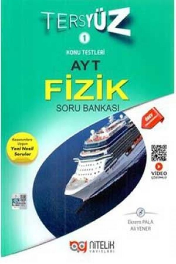 Nitelik Yayınları AYT Tersyüz Fizik Soru Kitabı