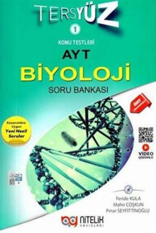 Nitelik Yks Ayt Tersyüz Biyoloji Soru Kitabı YENİ