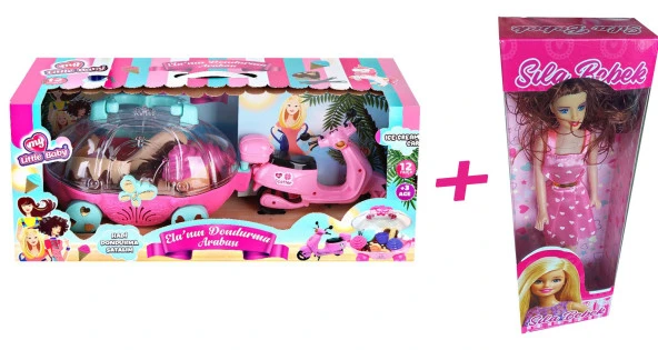 Bebeği İle Elanın Balkabağı Dondurma Arabası-12 PARÇA