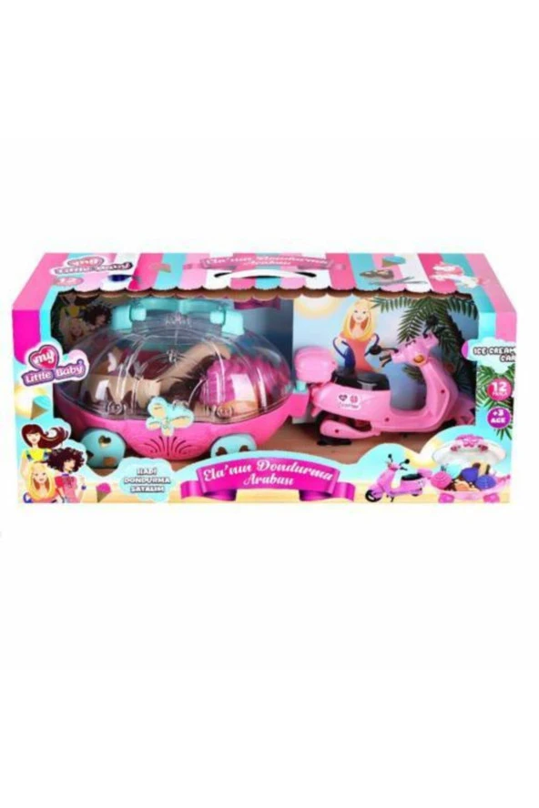 Bebeği İle Elanın Balkabağı Dondurma Arabası-12 PARÇA - 3