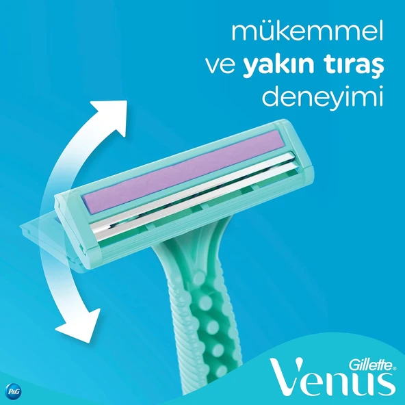 Gillette Simply Venus 2 Kullan At Kadın Tıraş Bıçağı (4 Lü Pk) - 5
