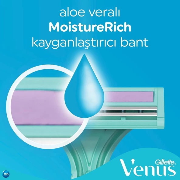 Gillette Simply Venus 2 Kullan At Kadın Tıraş Bıçağı (4 Lü Pk) - 4