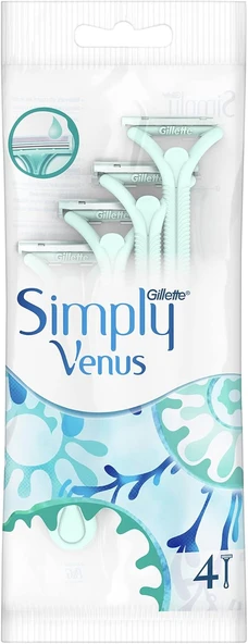 Gillette Simply Venus 2 Kullan At Kadın Tıraş Bıçağı 24 Lü Set (6PK*4) - 5