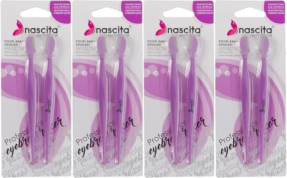 Nascita Profesyonel Kaş Usturası Çiftli (4 Lü Set)