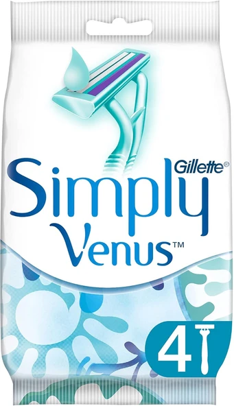 Gillette Simply Venus 2 Kullan At Kadın Tıraş Bıçağı 24 Lü Set (6PK*4) - 4