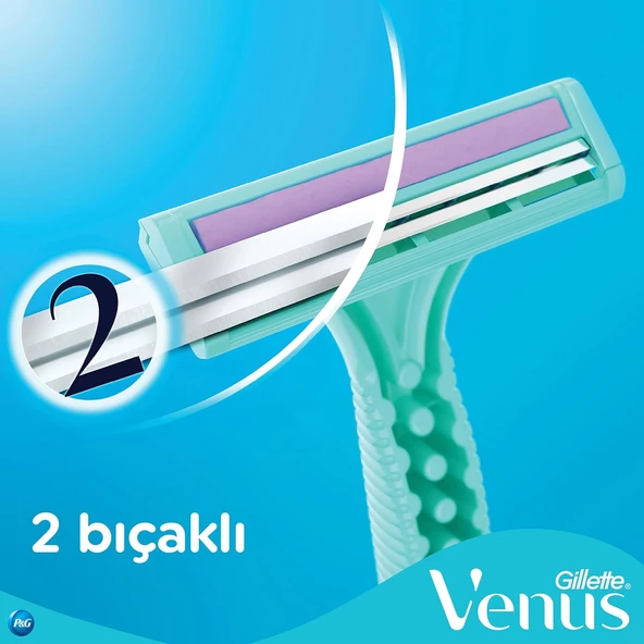 Gillette Simply Venus 2 Kullan At Kadın Tıraş Bıçağı 24 Lü Set (6PK*4) - 7
