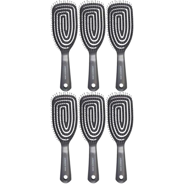 Nascita 3 (Üç) Boyutlu Profesyonel Saç Fırçası (Kod Prof:1) (6 Lı Set) ürün görseli