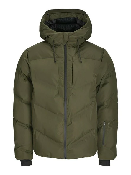 Jack Jones Slay Heat Qulted Puffer Erkek Mont 12260482 - 2