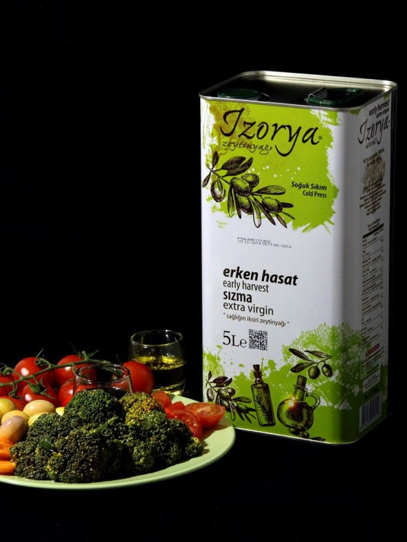 Erken Hasat Zeytinyağı Soğuk Sıkma 5L - 5