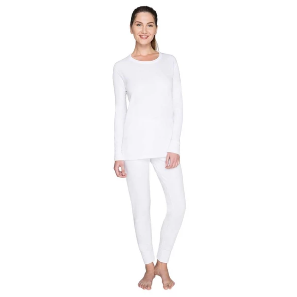 Yetişkin Termal İçlik - Thermoform - Heavy - Unisex - Beyaz - 8