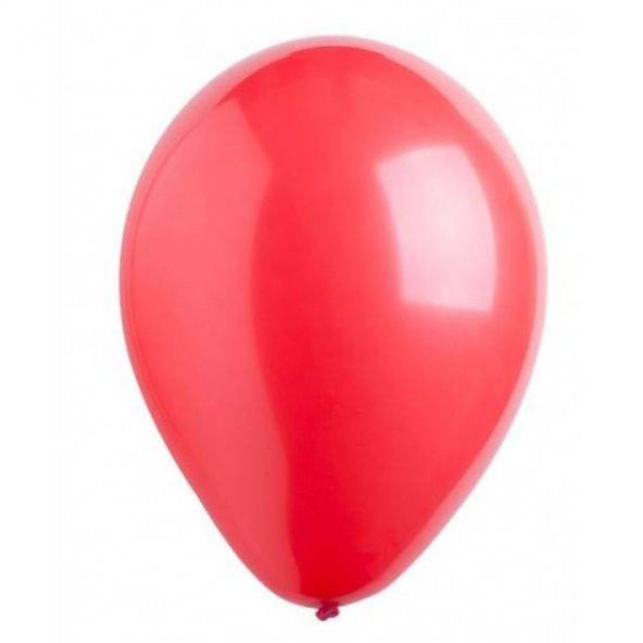 12" Asbalon Pastel Balon Kırmızı