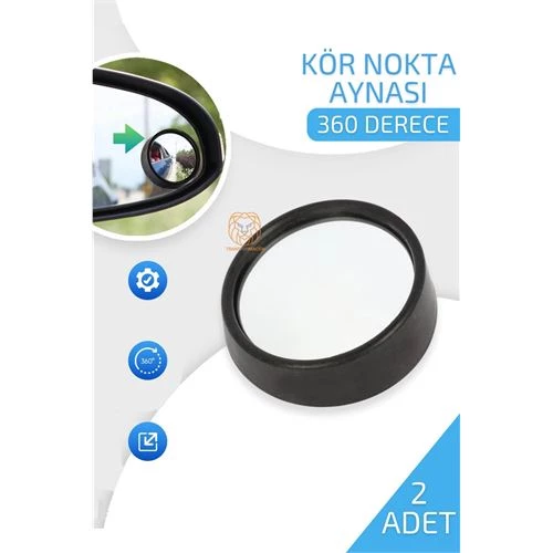Araç Kör Nokta Aynası Dönerli 360 D 2 ADET
