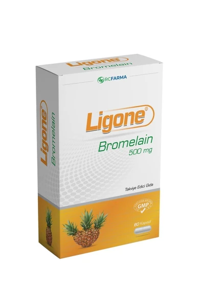 Ligone Bromelain 500 Mg 60 Kapsül