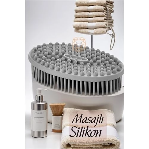 Masajlı Silikon Banyo Fırçası Nuage Design