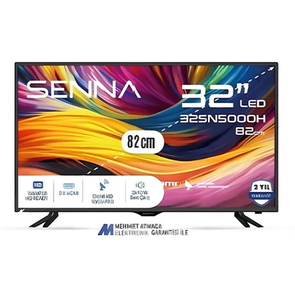 Senna 32SN5000H HD 32" 82 Ekran Uydu Alıcılı LED TV