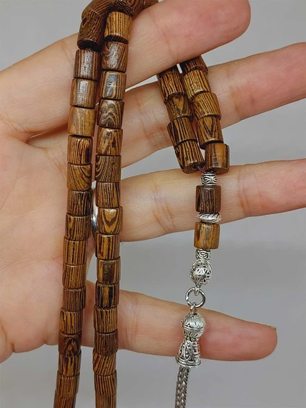 Venge Ağacı Silindir 99luk Tesbih 6mm (15395) - Resim 2