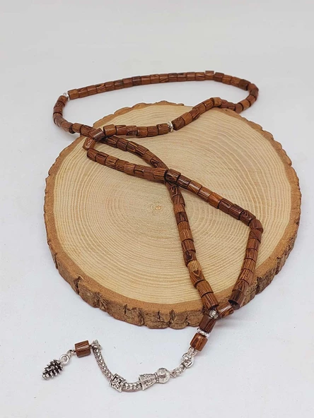 Venge Ağacı Silindir 99luk Tesbih 6mm (15395) - Resim 4