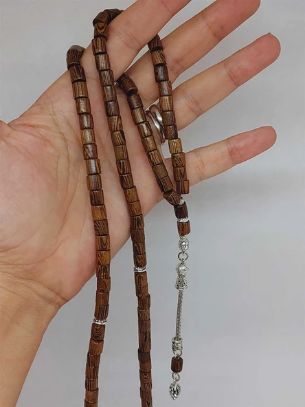 Venge Ağacı Silindir 99luk Tesbih 6mm (15395) - Resim 5