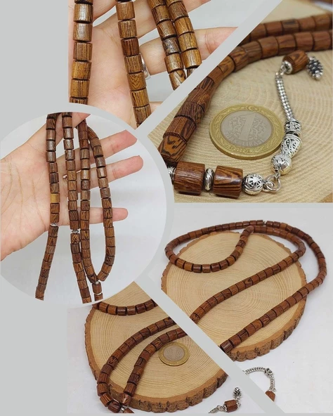 Venge Ağacı Silindir 99luk Tesbih 8mm (5147) ürün görseli