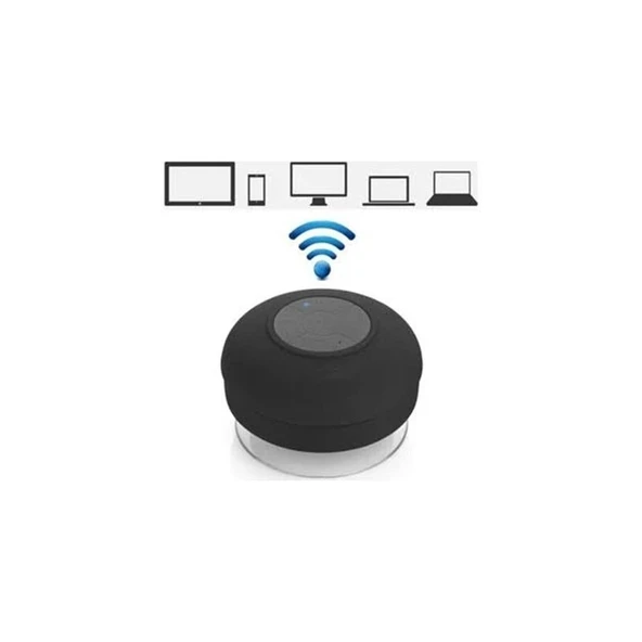 Urban Sound Su Damlalarına Dayanıklı Bluetooth Duş Hoparlörü Mp3 Siyah