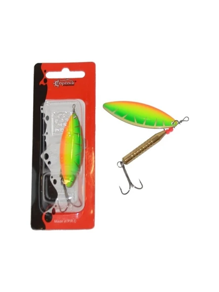 Captain 6065 Turna Kaşığı 17 gr Hunter Tiger Döner Kaşık Metal Sahte Yem Pervane  Kaşık ürün görseli