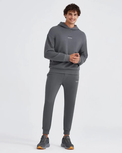 Skechers M Essential Hoodie Sweatshirt S232232-040 Kapüşonlu Erkek Sweatshirt - 5