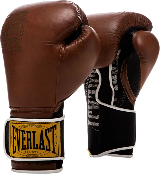 Everlast 1910 Classic Training Gloves BRN 16OZ Boks Eldiveni 870400-70-916 - Resim 4