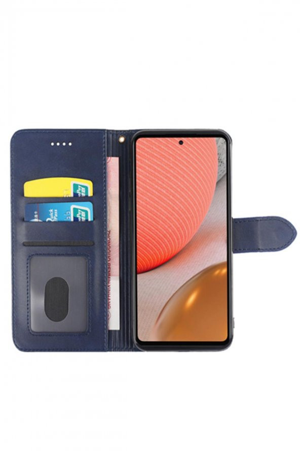Samsung Galaxy A12 - M12 Uyumlu Cüzdanlı ve Kapaklı Kılıf - 4