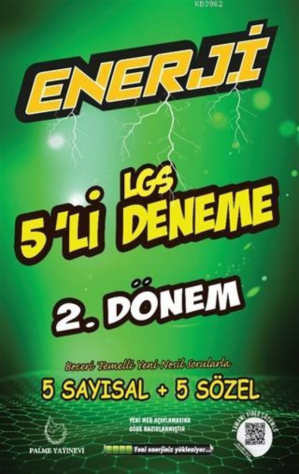 Palme 8.sınıf Enerji Lgs 2.dönem 5 Li Deneme