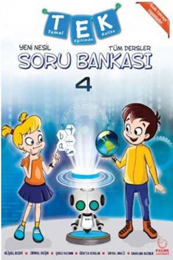 4. Sınıf TEK Tüm Dersler Yeni Nesil Soru Bankası Palme Yayınevi