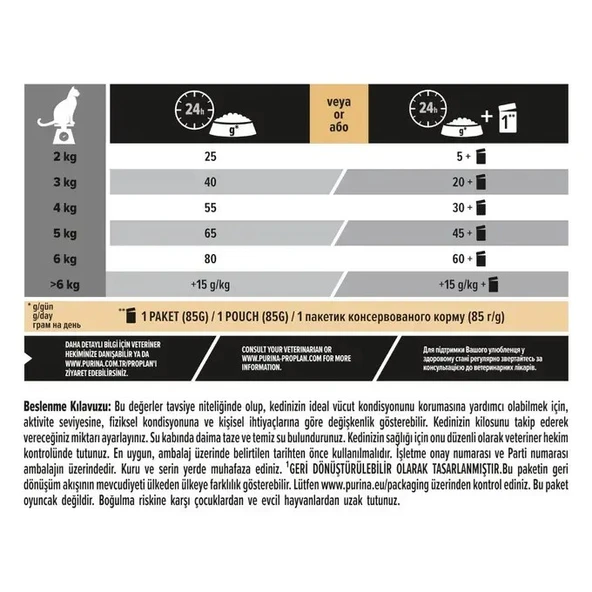 PROPLAN STERLİZE SOMONLU YETİŞKİN KEDİ MAMASI 500 GRAM NET - 2