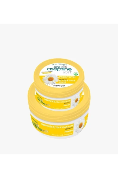 Cire Aseptine Soft Papatya Özlü Besleyici Prebiyotikli Krem 100 ml+ 30 ml