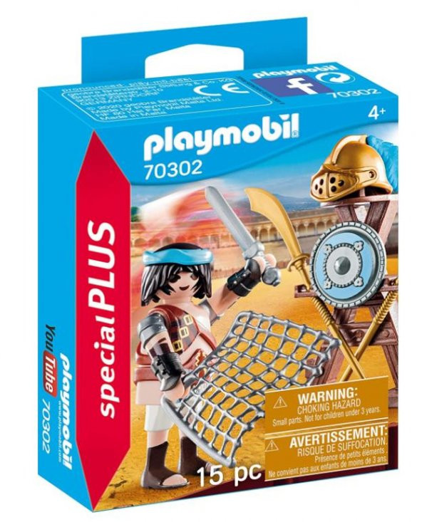 Playmobil Special Plus 70302 Gladiator with Weapon Stand