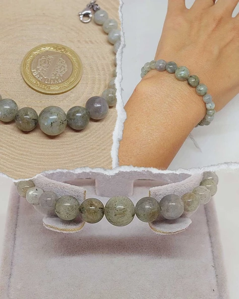 Galaksi Serisi Labradorit Taşı Tasarım Bileklik ürün görseli